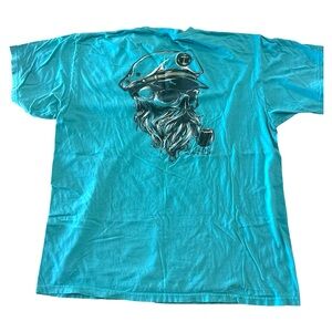 Salt Life Turquoise Nautical Graphic Tee mens Tshirt size large